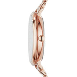 Fossil Jacqueline Rose Gold Dial Rose Gold Steel Strap Watch for Women - ES3665 Authentic Buy Shop Now