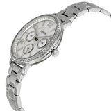 Fossil Jacqueline Multi-Function Mother of Pearl Dial Silver Steel Strap Watch for Women - ES3755 Authentic Buy Shop Now