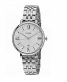 Fossil Jacqueline White Dial Silver Steel Strap Watch for Women - ES3433 Authentic Buy Shop Now