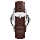 Fossil Townsman Automatic Black Dial Brown Leather Strap Watch for Men - ME1163 Authentic Buy Shop Now