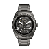 Fossil Bronson Automatic Skeleton Black Dial Grey Steel Strap Watch for Men - ME3255 Authentic Buy Shop Now