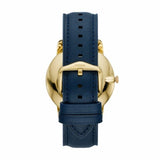 Fossil Neutra Chronograph Blue Dial Blue Leather Strap Watch for Men - FS5790 Authentic Buy Shop Now