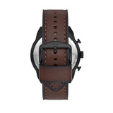 Fossil Bronson Chronograph Brown Dial Brown Leather Strap Watch for Men - FS5875 Authentic Buy Shop Now