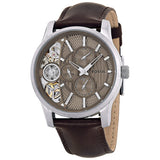 Fossil Twist Chronograph Multifunction Taupe Dial Brown Leather Strap Watch for Men - ME1098 Authentic Buy Shop Now