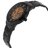 Fossil Neutra Automatic Skeleton Black Dial Black Steel Strap Watch for Men - ME3183 Authentic Buy Shop Now