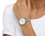 Fossil Tailor White Dial Silver Steel Strap Watch for Women - ES4262 Authentic Buy Shop Now