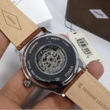 Fossil Flynn Automatic Black Dial Brown Leather Strap Watch for Men - BQ2270 Authentic Buy Shop Now