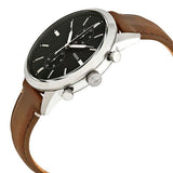 Fossil Townsman Chronograph Black Dial Brown Leather Strap Watch for Men - FS5280 Authentic Buy Shop Now