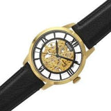 Fossil Townsman Automatic Skeleton Black Dial Black Leather Strap Watch for Men - ME3210 Authentic Buy Shop Now