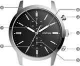Fossil Townsman Multifunction Black Dial Black Leather Strap Watch for Men - FS5396 Authentic Buy Shop Now