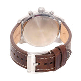 Fossil Pilot Chronograph White Dial Brown Leather Strap Watch for Men - FS5146 Authentic Buy Shop Now