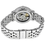 Fossil Boyfriend Automatic Skeleton Silver Dial Silver Steel Strap Watch for Women - ME3067 Authentic Buy Shop Now