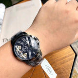 Fossil Grant Twist Multifunction Blue Dial Grey Steel Strap Watch for Men - ME1146 Authentic Buy Shop Now