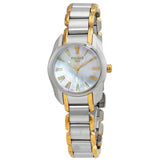 Tissot T Wave Mother of Pearl Dial Two Tone Steel Strap Watch for Women - T023.210.22.117.00 Authentic Buy Shop Now