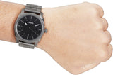 Fossil Machine Chronograph Black Dial Grey Steel Strap Watch for Men - FS4774 Authentic Buy Shop Now