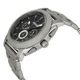 Fossil Machine Chronograph Black Dial Silver Steel Strap Watch for Men - FS4776 Authentic Buy Shop Now