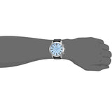 Fossil Pilot Chronograph Sky Blue Dial Black Leather Strap Watch for Men - FS5162 Authentic Buy Shop Now