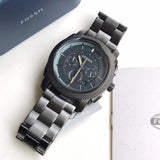 Fossil Machine Chronograph Grey Dial Grey Steel Strap Watch for Men - FS5172 Authentic Buy Shop Now