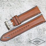 Fossil Grant Chronograph Blue Dial Brown Leather Strap Watch for Men - FS5184 Authentic Buy Shop Now