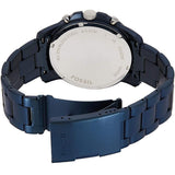 Fossil Grant Chronograph Blue Dial Blue Steel Strap Watch for Men - FS5230 Authentic Buy Shop Now