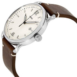 Fossil The Commuter White Dial Brown Leather Strap Watch for Men - FS5275 Authentic Buy Shop Now