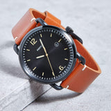 Fossil Commuter Three Hand Date Black Dial Brown Leather Strap Watch for Men - FS5276 Authentic Buy Shop Now