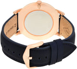 Fossil The Minimalist Slim White Dial Blue Leather Strap Watch for Men - FS5371 Authentic Buy Shop Now