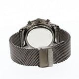 Fossil Neutra Chronograph Blue Dial Silver Mesh Bracelet Watch for Men - FS5383 Authentic Buy Shop Now