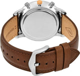 Fossil Neutra Chronograph Black Dial Brown Leather Strap Watch for Men - FS5408 Authentic Buy Shop Now