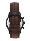 Fossil Townsman Chronograph Black Dial Brown Leather Strap Watch for Men - FS5437 Authentic Buy Shop Now