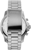 Fossil Bowman Chronograph Blue Dial Silver Steel Strap Watch for Men - FS5604 Authentic Buy Shop Now