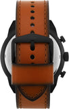 Fossil Bronson Black Dial Brown Leather Strap Watch for Men - FS5714 Authentic Buy Shop Now