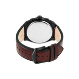 Fossil Everett Chronograph Black Dial Brown Leather Strap Watch for Men - FS5798 Authentic Buy Shop Now