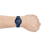 Fossil Neutra Chronograph Blue Dial Blue Steel Strap Watch for Men - FS5826 Authentic Buy Shop Now