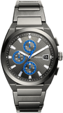Fossil Everett Chronograph Grey Dial Grey Steel Strap Watch for Men - FS5830 Authentic Buy Shop Now