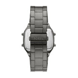 Fossil Retro Digital Black Dial Black Steel Strap Watch for Men - FS5846 Authentic Buy Shop Now