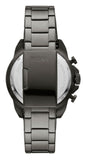 Fossil Bronson Chronograph Black Dial Grey Steel Strap Watch for Men - FS5852 Authentic Buy Shop Now