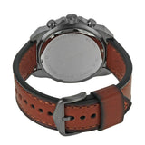 Fossil Bronson Chronograph Grey Dial Brown Leather Strap Watch for Men - FS5855 Authentic Buy Shop Now