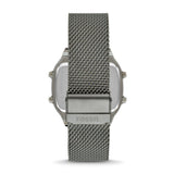 Fossil Retro Digital Purple Dial Grey Mesh Strap Watch for Men - FS5888 Authentic Buy Shop Now