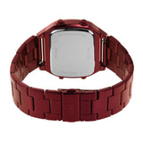 Fossil Retro Analog-Digital Black Dial Red Steel Strap Watch for Men - FS5897 Authentic Buy Shop Now