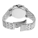 Fossil Neutra Chronograph Blue Dial Silver Steel Strap Watch for Men - FS6025 Authentic Buy Shop Now