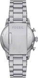 Fossil Sport Tourer Chronograph Green Dial Silver Steel Strap Watch for Men - FS6048 Authentic Buy Shop Now
