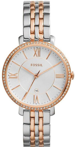 Fossil Jacqueline White Dial Two Tone Steel Strap Watch for Women - ES3634 Authentic Buy Shop Now