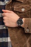 Emporio Armani Kappa Quartz Black Dial Brown Leather Strap Watch For Men - AR11153 Authentic Buy Shop Now