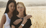 Calvin Klein Full Moon Black Dial Black Leather Strap Watch for Women - K8Y236C1 Authentic Buy Shop Now