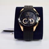 Maserati Traguardo 45mm Black Dial Watch Black Strap For Men - R8871612025 Authentic Buy Shop Now