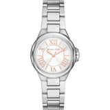 Michael Kors Camille Three Hand Silver Dial Silver Steel Strap Watch For Women - MK7259 Authentic Buy Shop Now