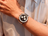 Breitling Navitimer B01 Chronograph 43 Black Dial Silver Steel Strap Watch for Men - AB0138211B1A1 Authentic Buy Shop Now