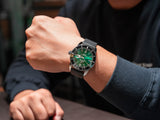 Breitling Superocean Heritage B20 Automatic 46 Green Dial Black Mesh Bracelet Watch for Men - AB2020121L1S1 Authentic Buy Shop Now