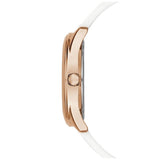 Guess G Twist White & Gold Dial White Silicone Strap Watch For Women - W0911L5 Authentic Buy Shop Now